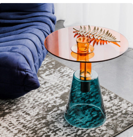 ultimo caso aziendale circa Il salone di minimalismo ha temperato il tavolino da salotto superiore di vetro Mini Light Luxury